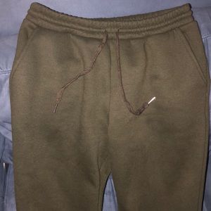 Olive “all chills pants” from fashion nova.